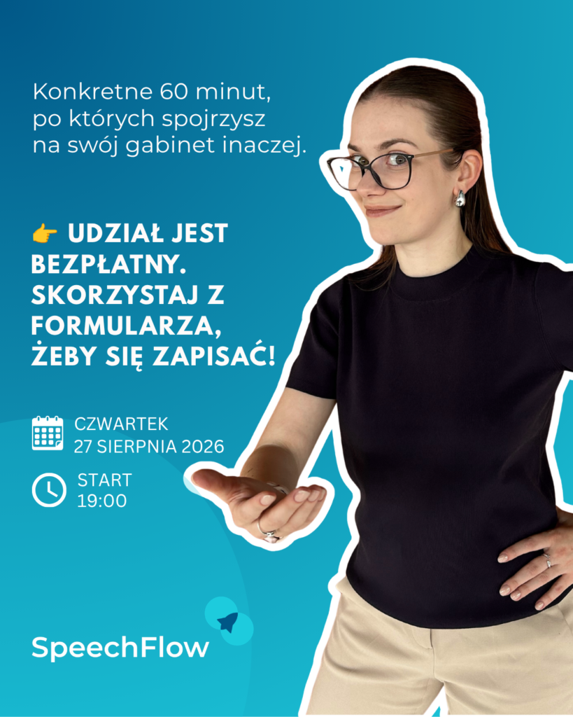 SpeechFlow - genetator pomocy terapeutycznych